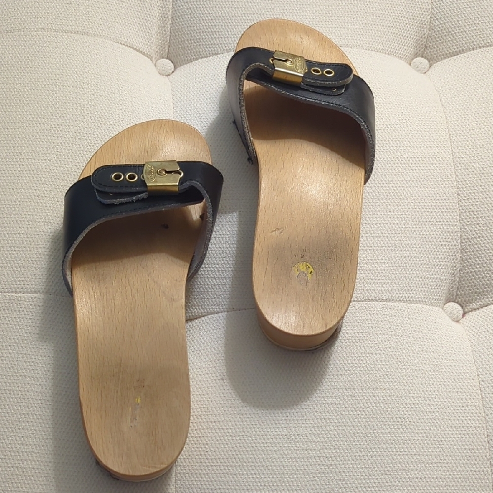 Dr. Scholl's Navy  Mules Comfortable Clogs